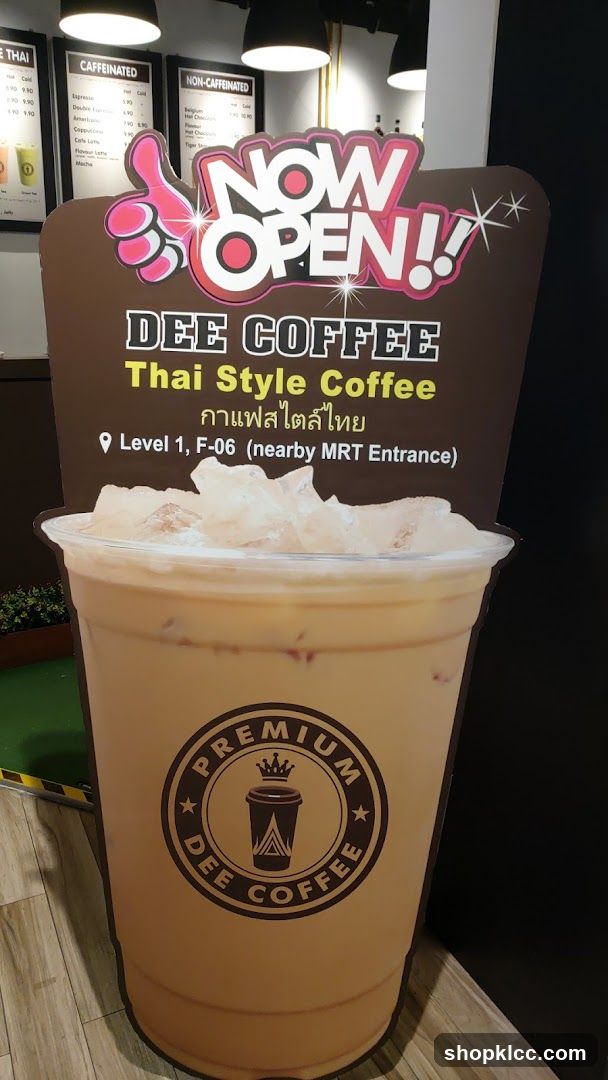Dee Coffee Now Open Signage