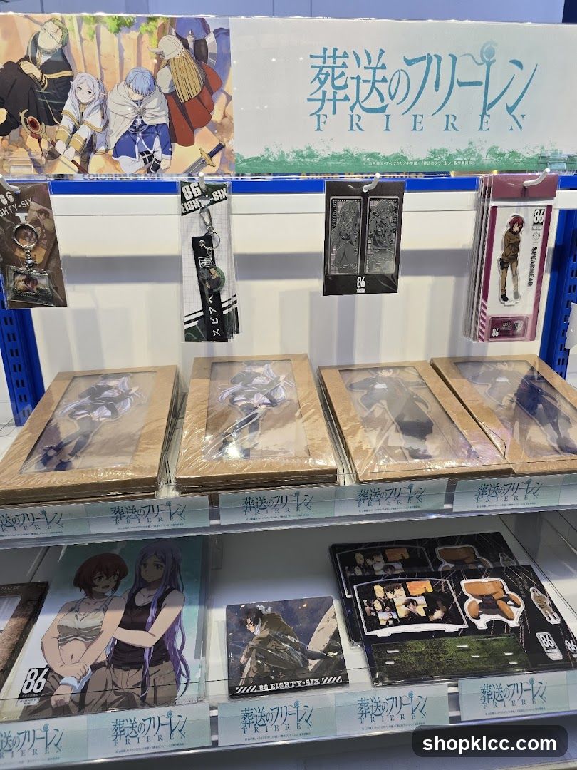 Anime Merchandise Display