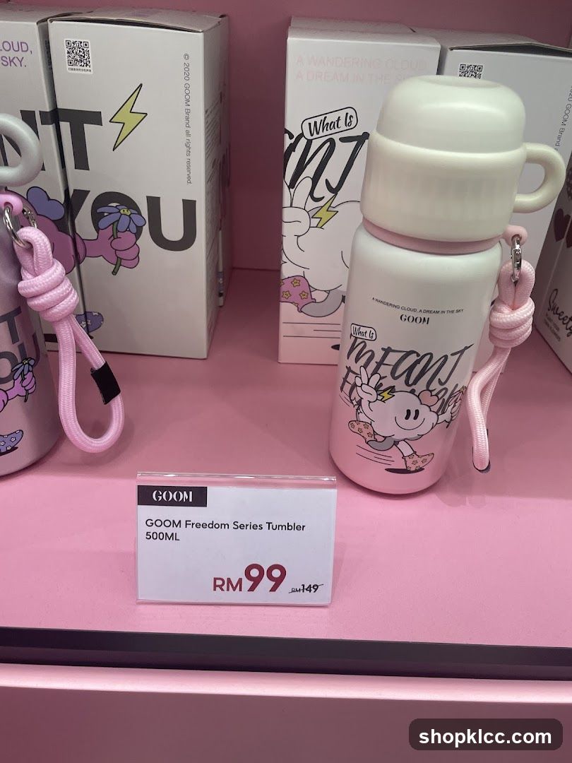 GOOM Merchandise Display