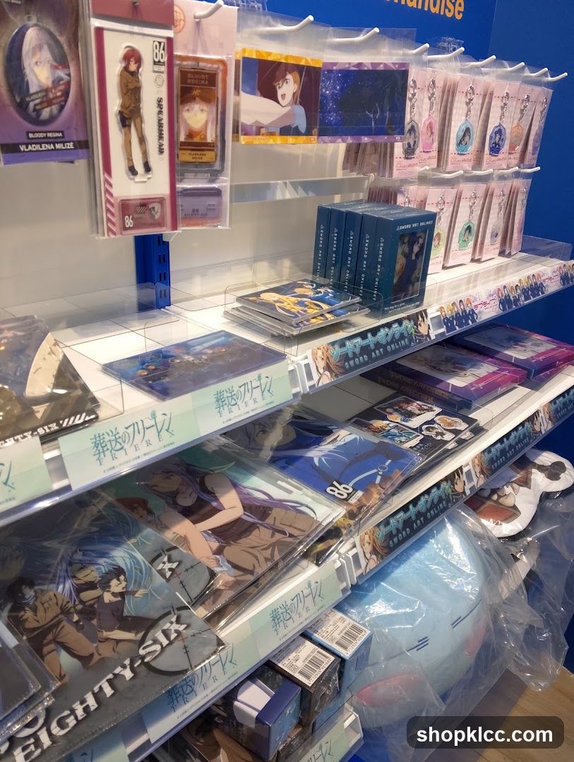 Anime Merchandise Display