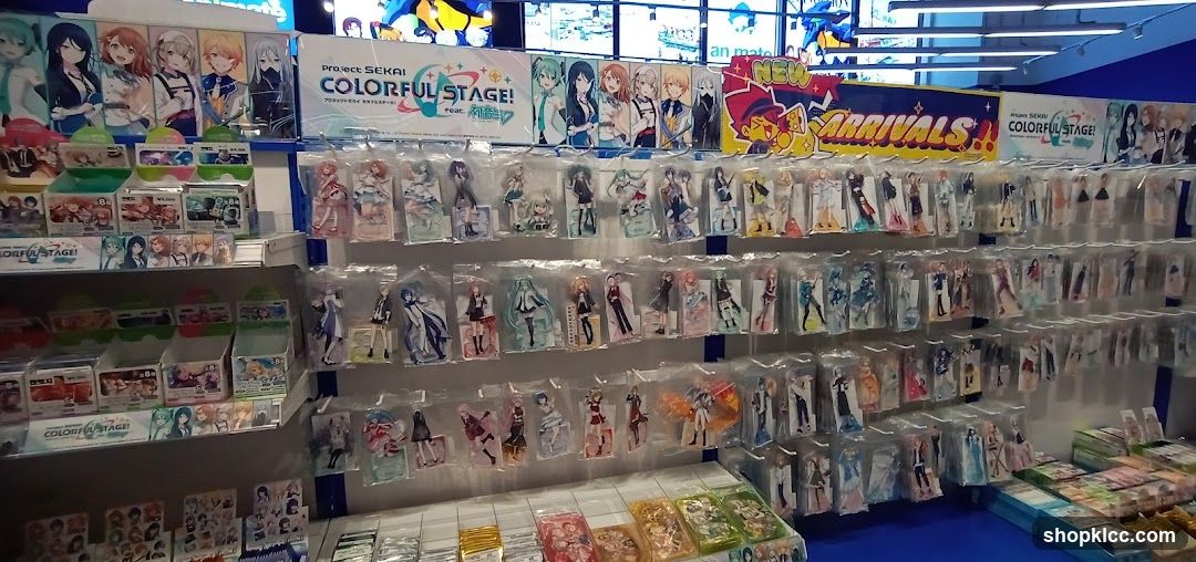 Anime Merchandise Display