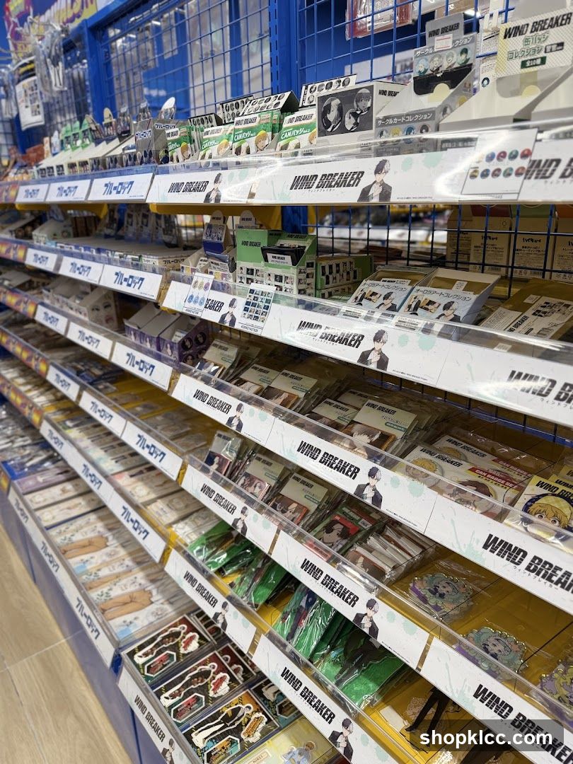 Anime Merchandise Display