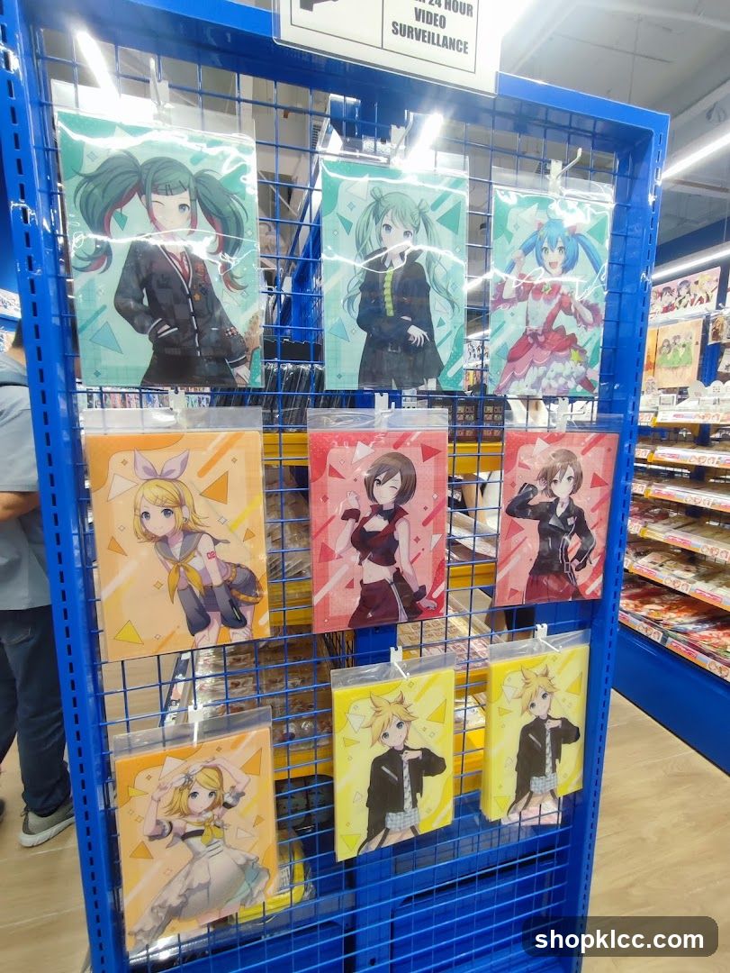 Anime Merchandise Display