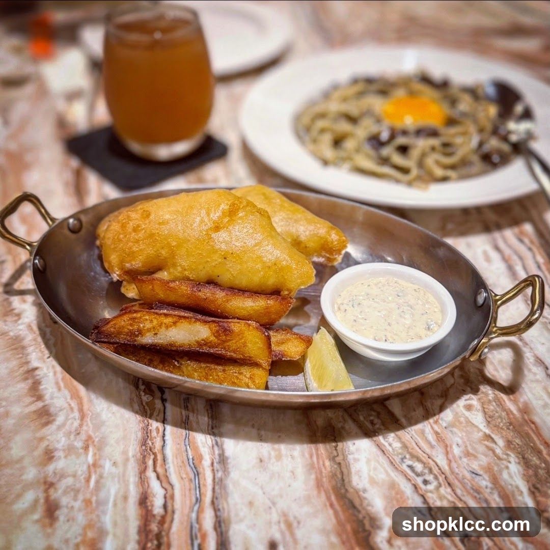 Fish and Chips with Pasta