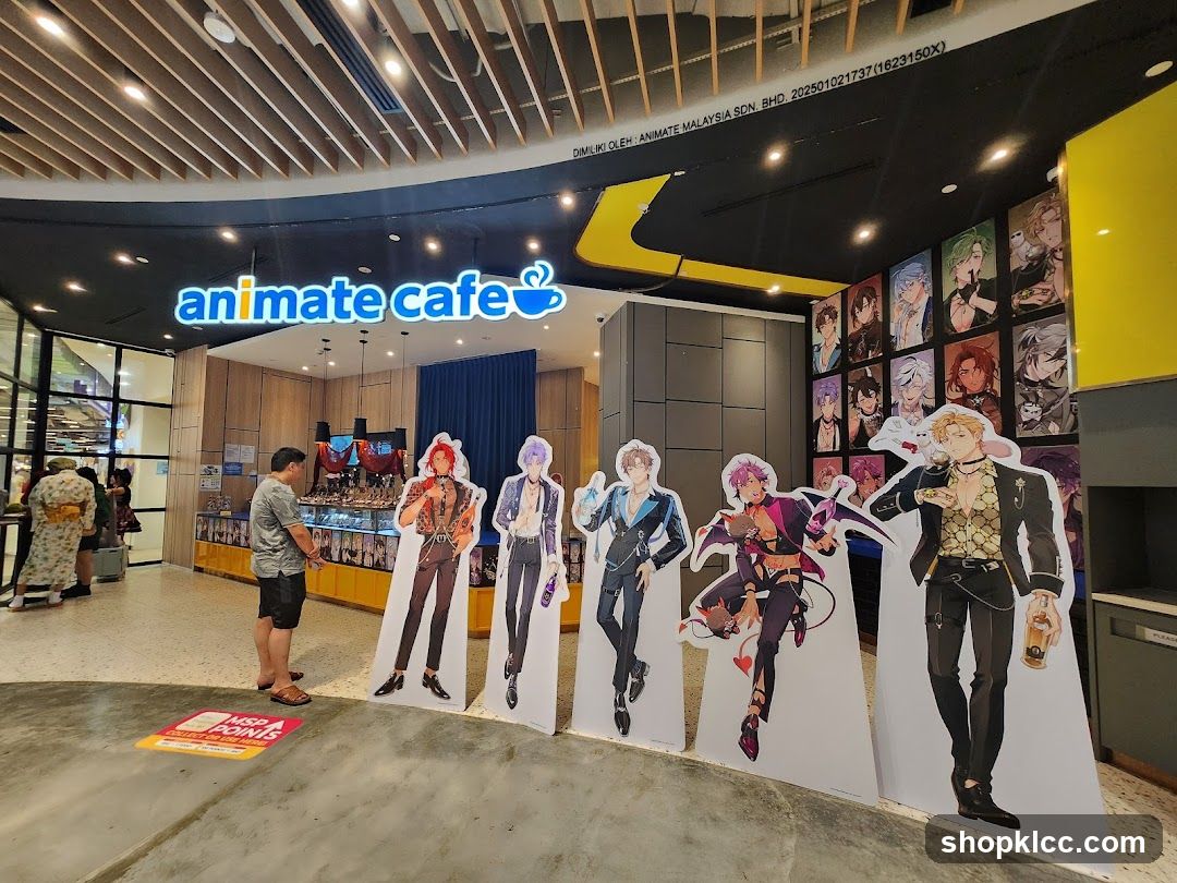 Animate Cafe Entrance with Standees