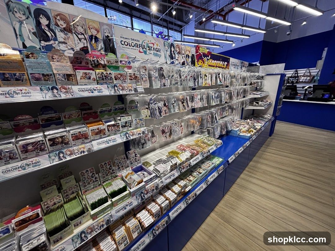 Anime Merchandise Store Display
