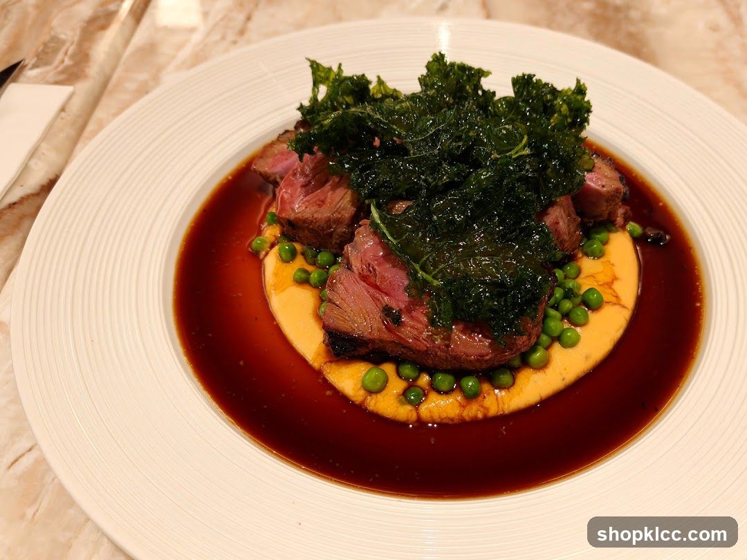 Beef with Peas and Kale