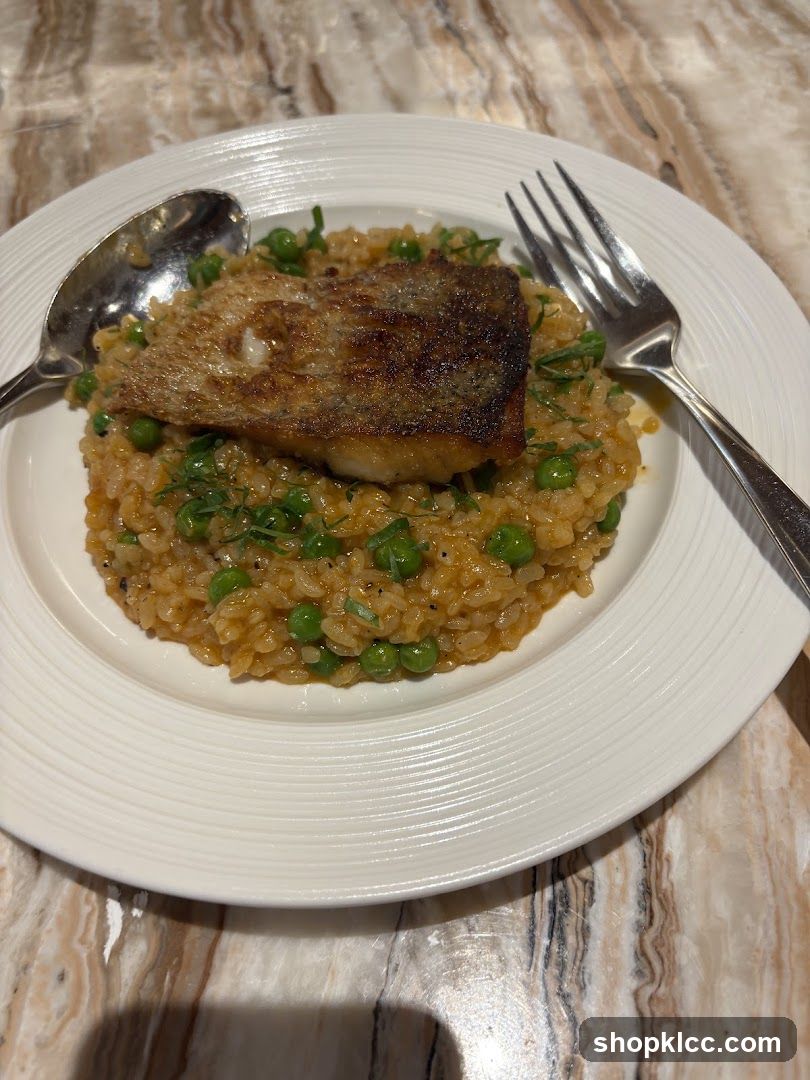Fish and Risotto