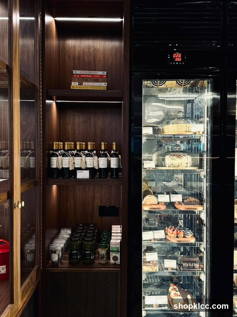 Display of food and beverages