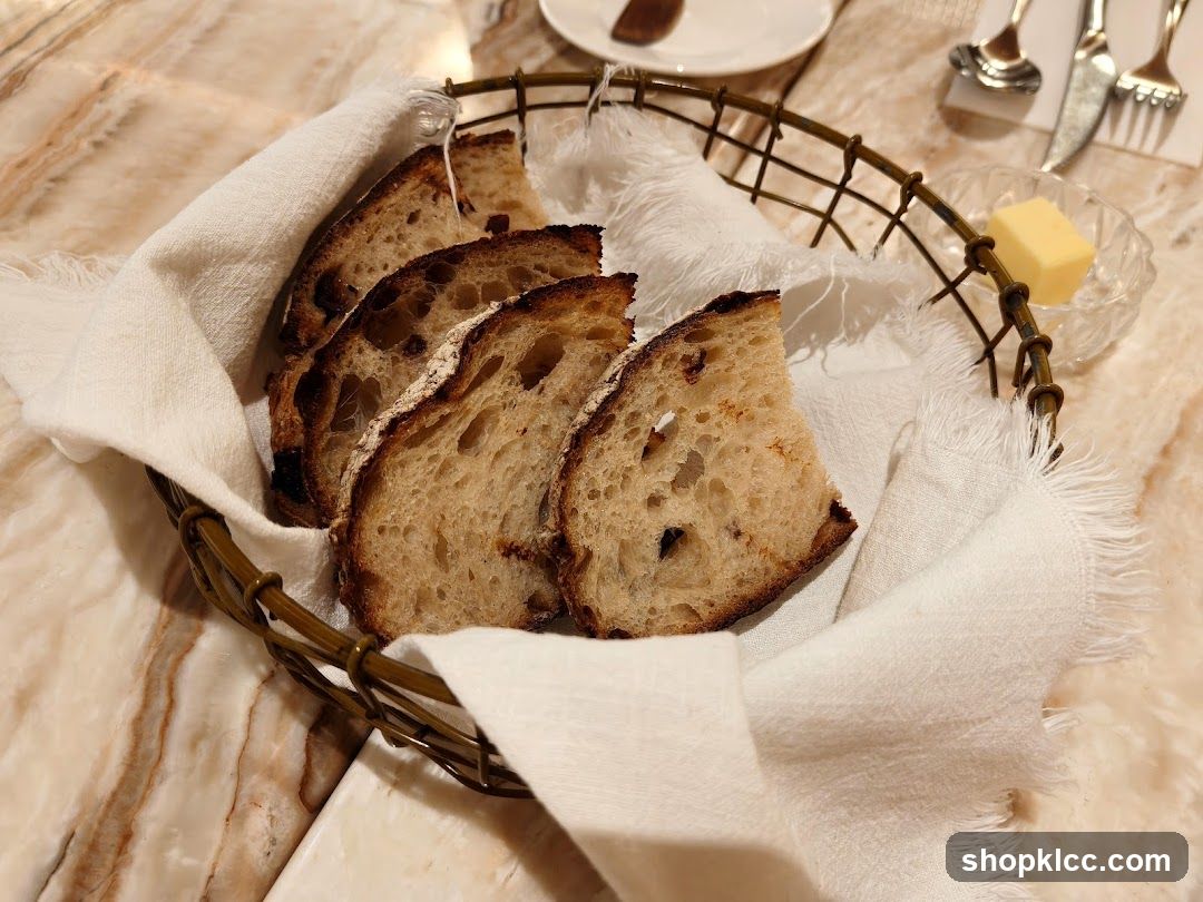 Bread Basket with Butter