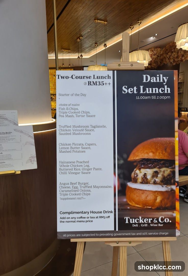 Daily Set Lunch