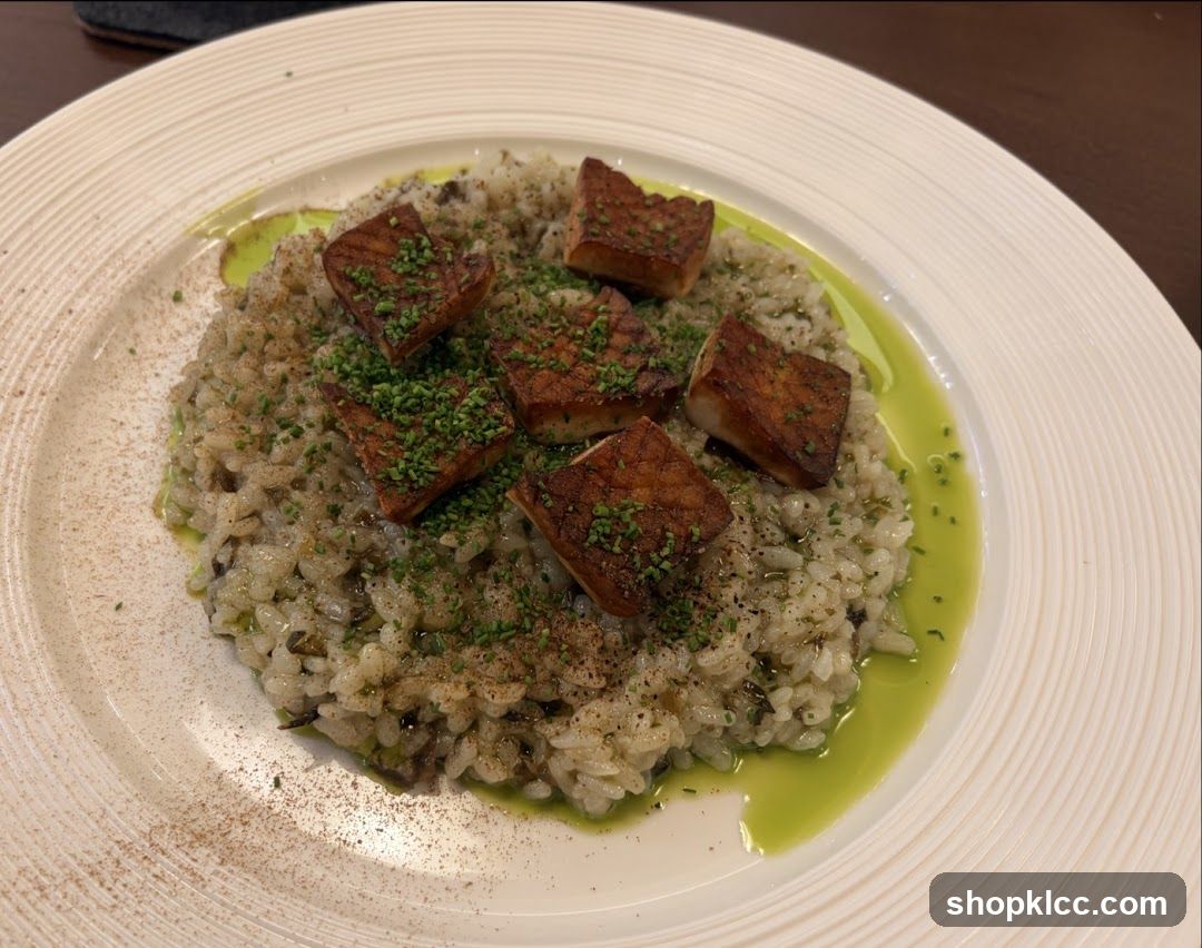 Mushroom Risotto with Seared Scallops