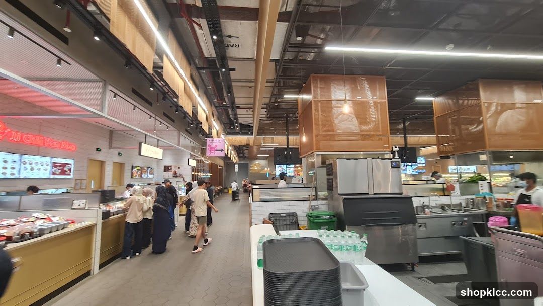 Food court with various stalls