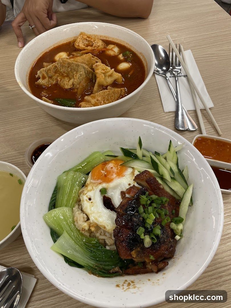 Two Bowls of Food