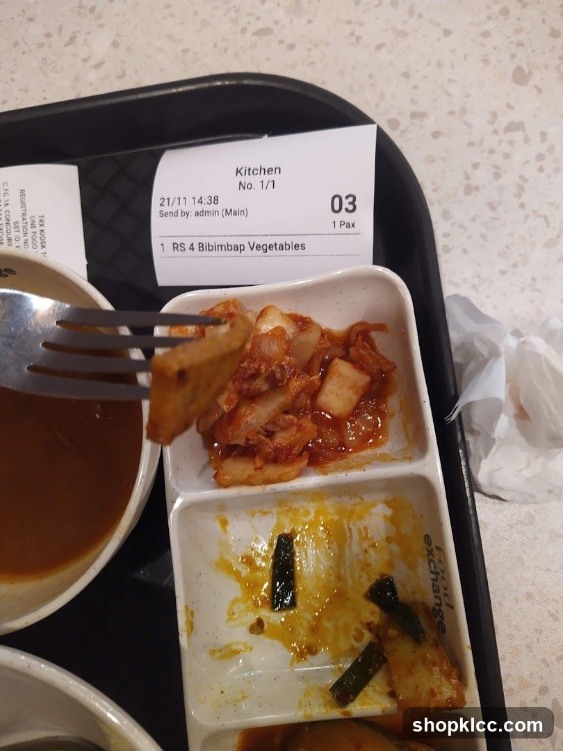 Food Order Receipt