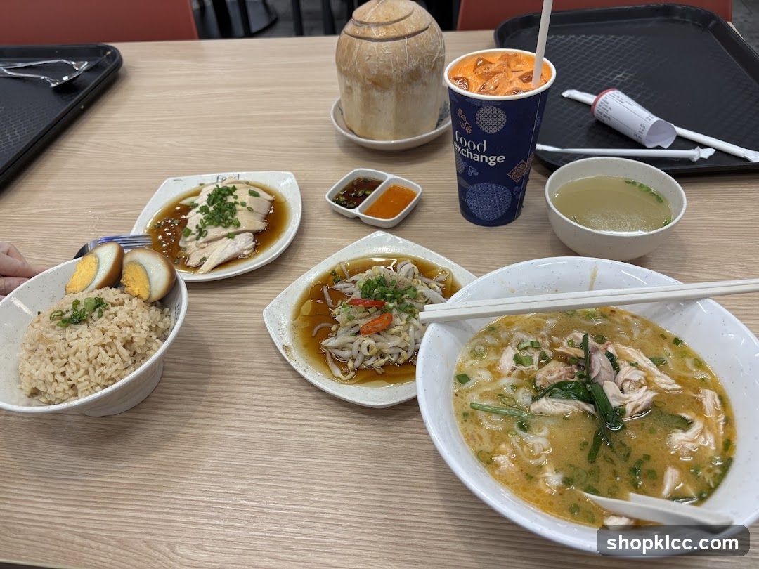 Table with Thai Food