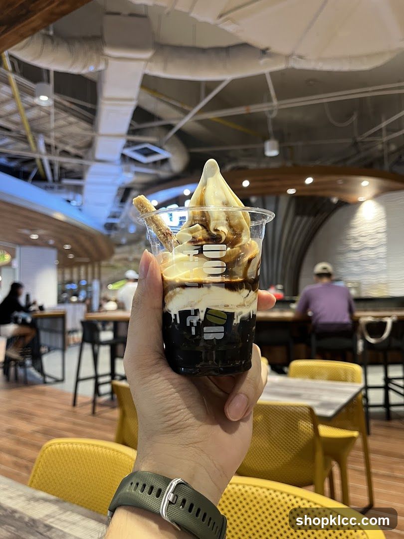 Dessert with Boba and Drizzle