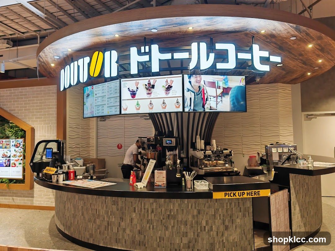 Doutor Coffee Counter
