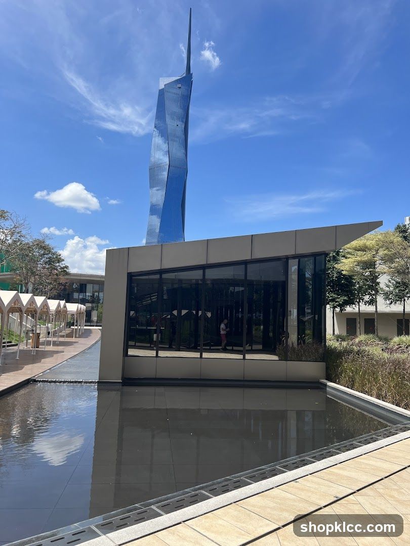 Modern Building with Reflective Facade