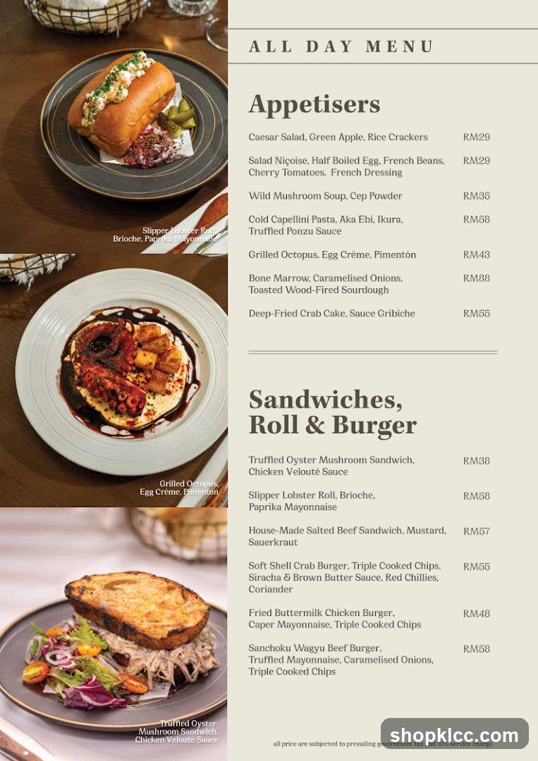 ALL DAY MENU