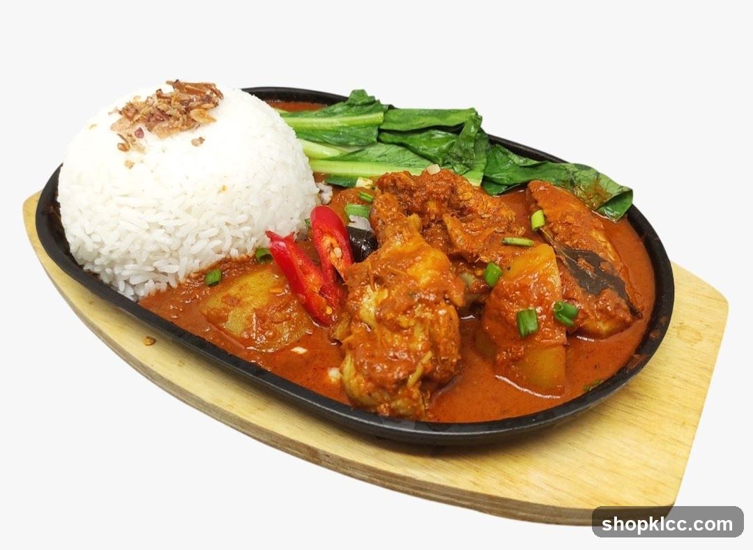Sizzling Curry Dish