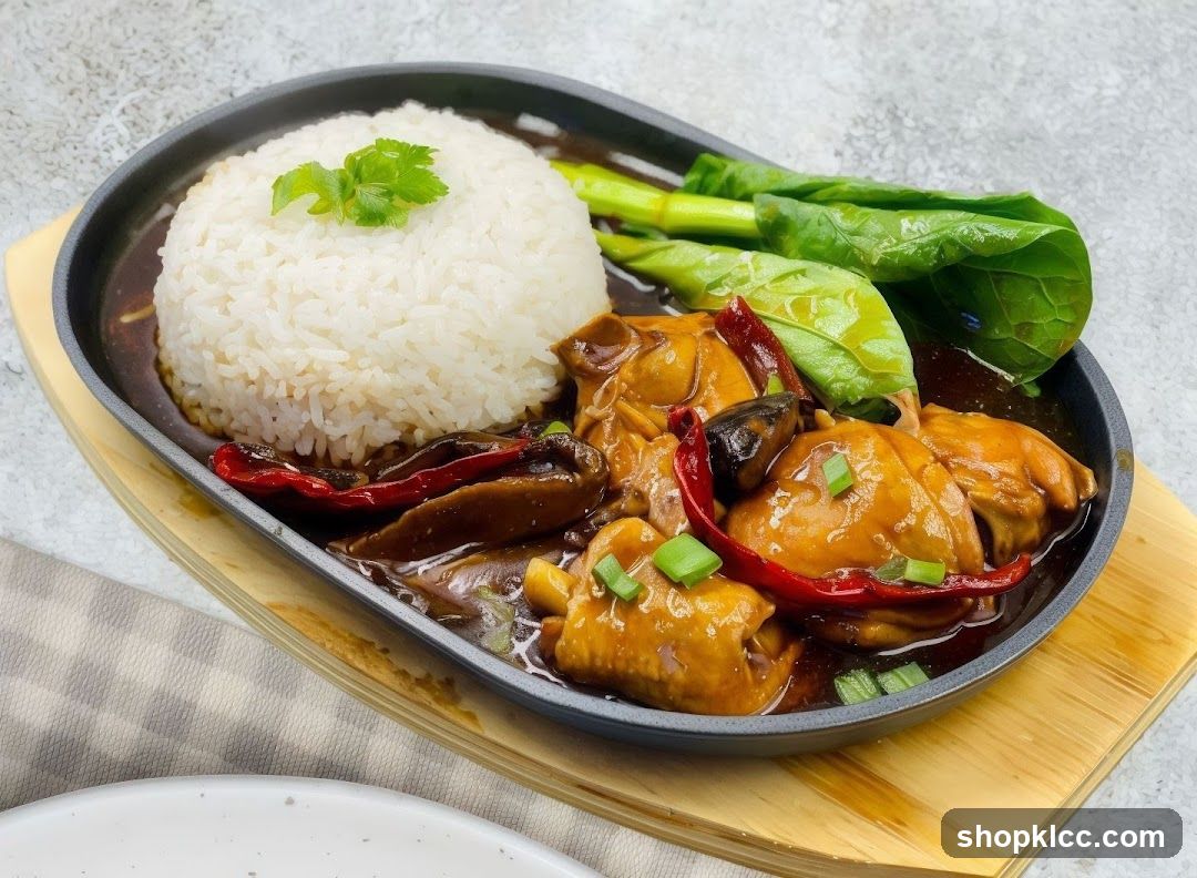 Sizzling Chicken with Rice