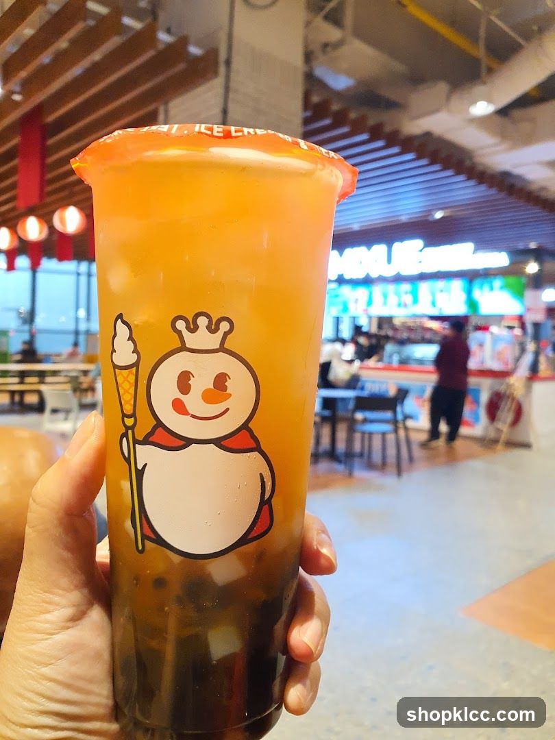 Drink with Snowman Logo
