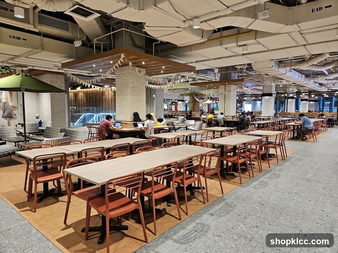 Food Court Seating Area