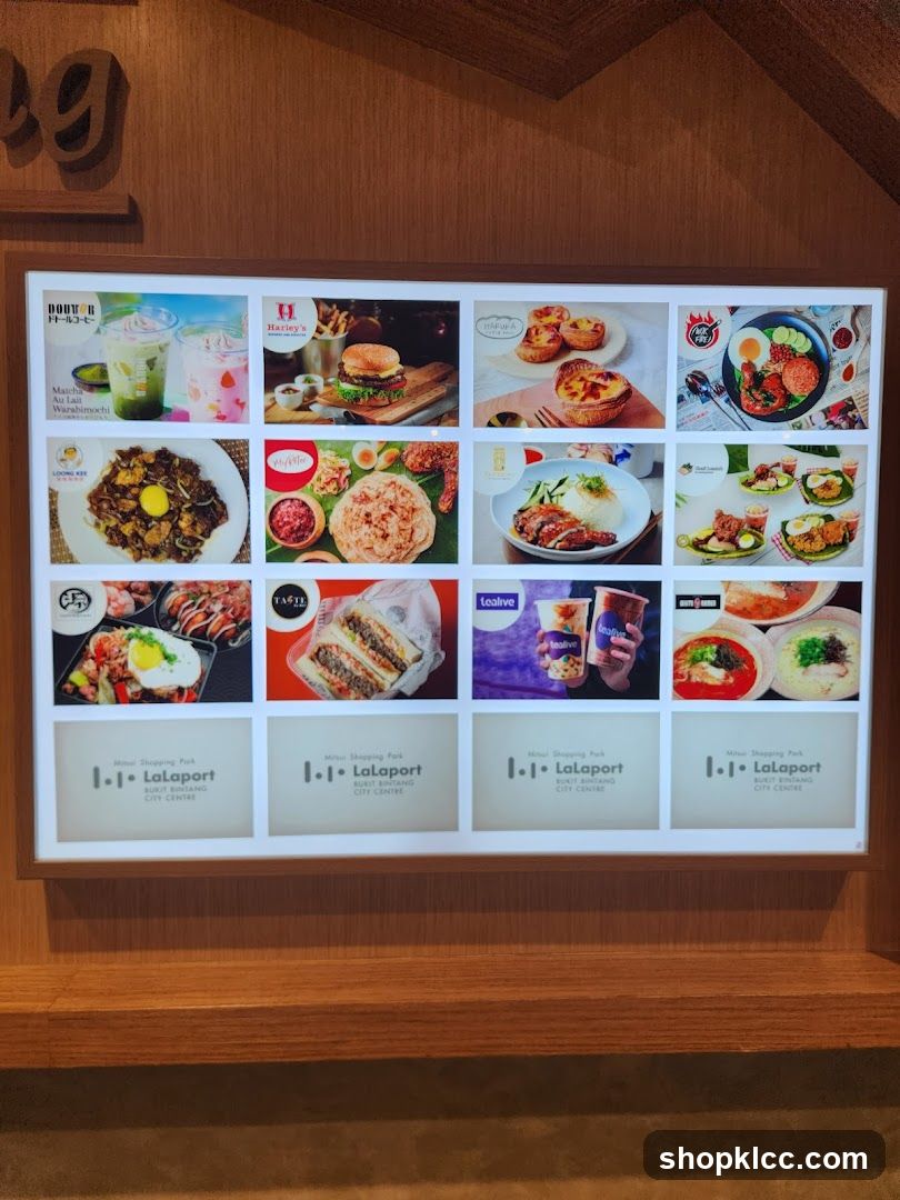 Digital Menu Display
