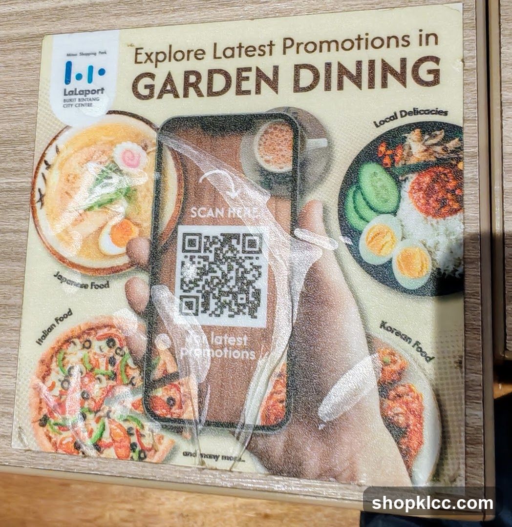 Promotions in Garden Dining