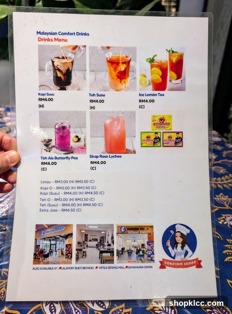 Malaysian Comfort Drinks