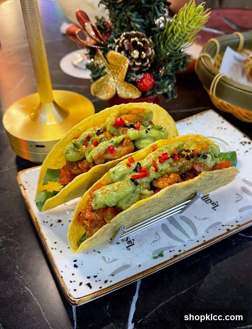 Tacos with Avocado Crema