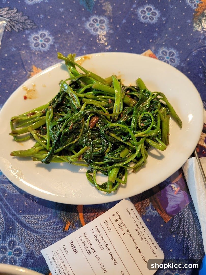 Stir-fried Water Spinach