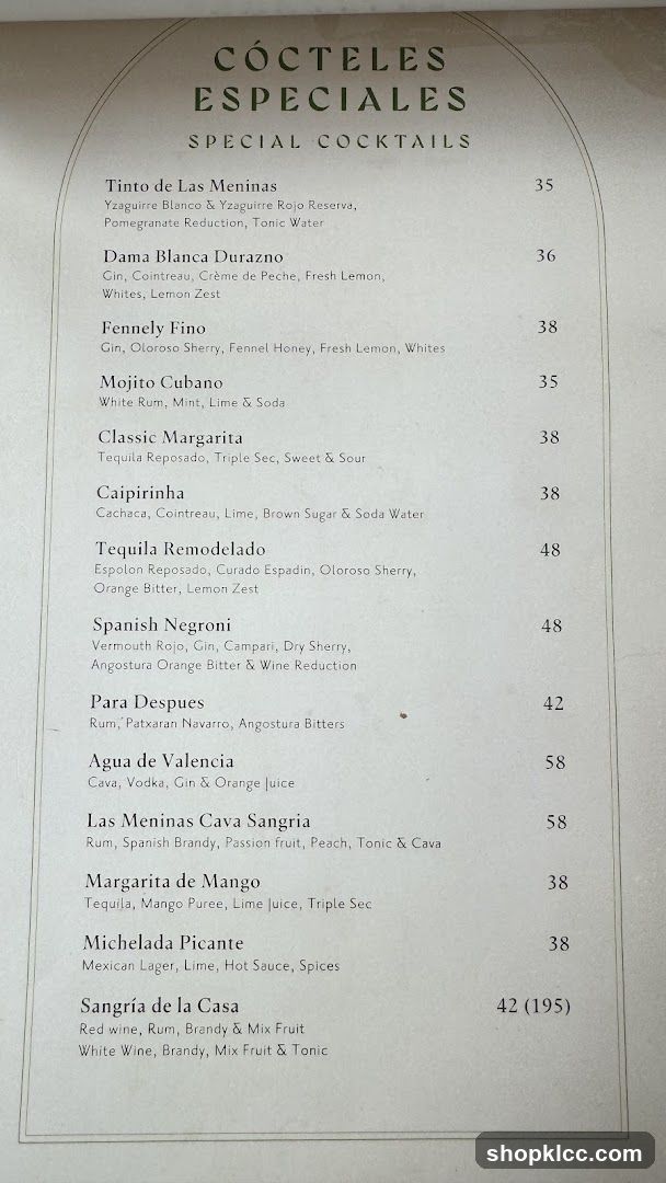 SPECIAL COCKTAILS
