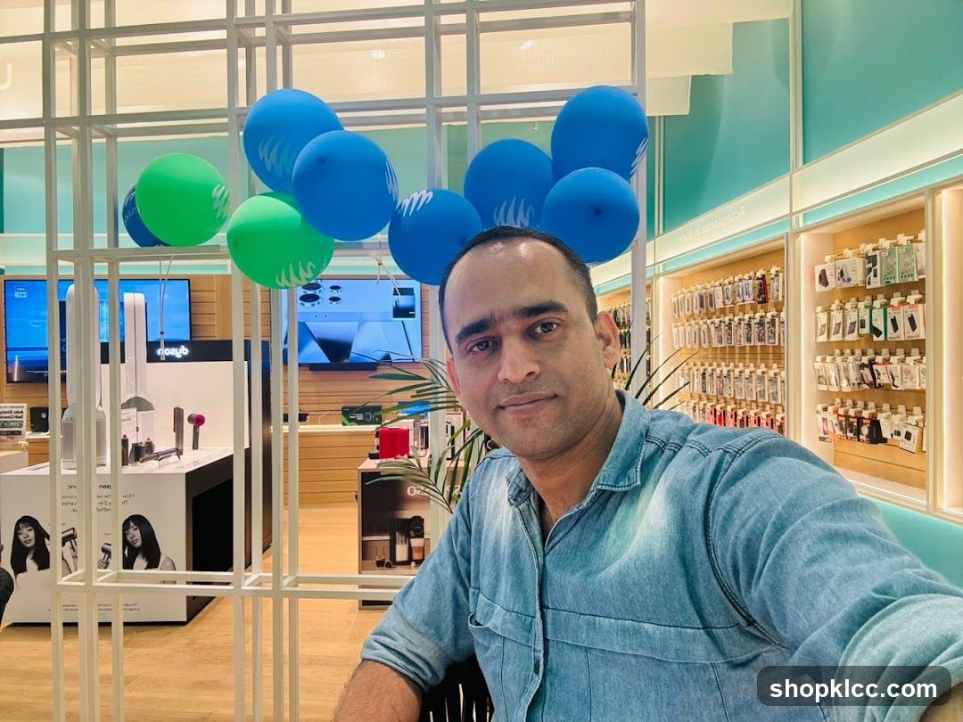 Man Posing in a Store