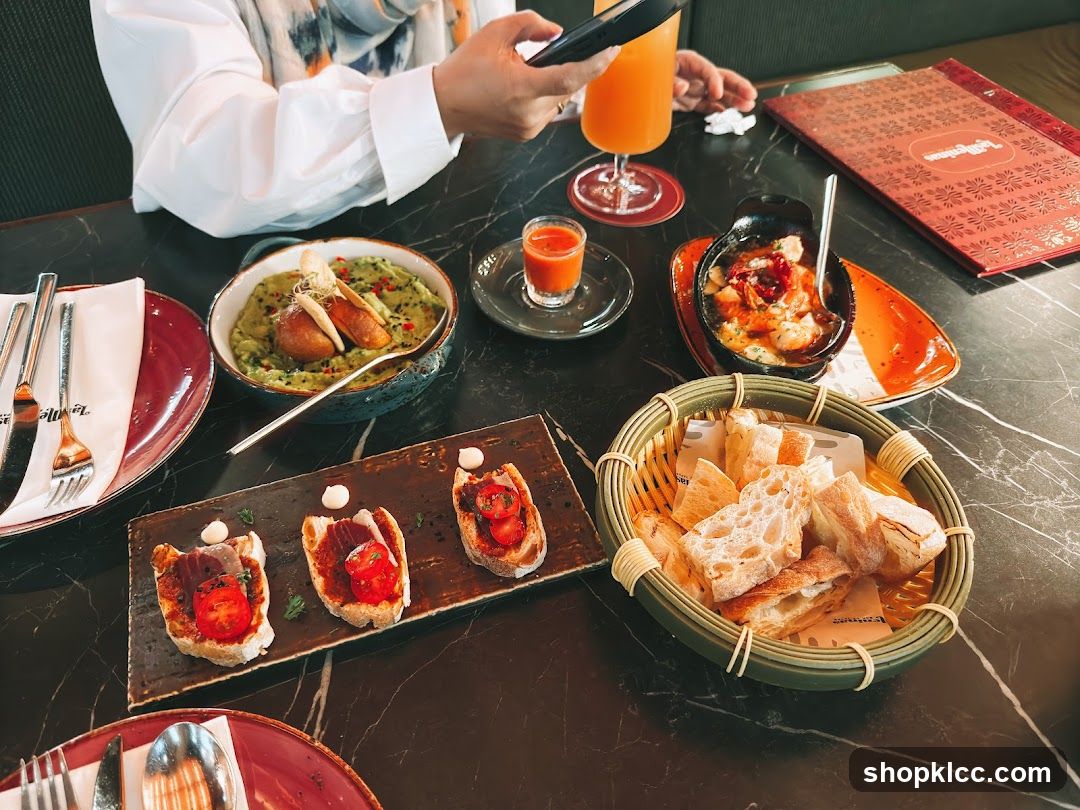 Table with Food and Drinks