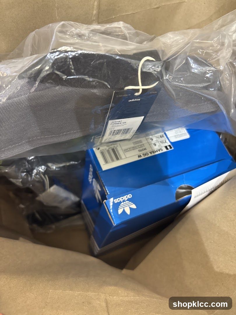 Adidas Products in a Bag