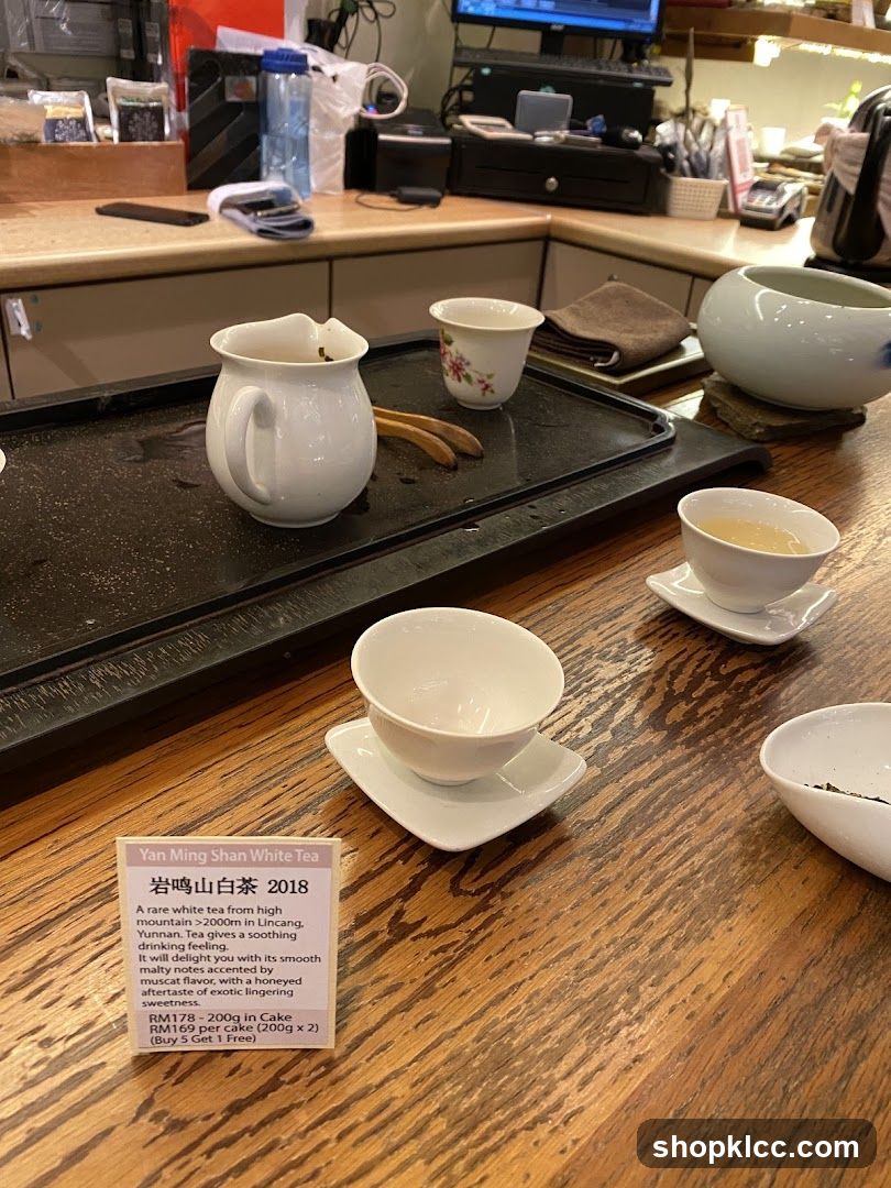 Tea Tasting Setup