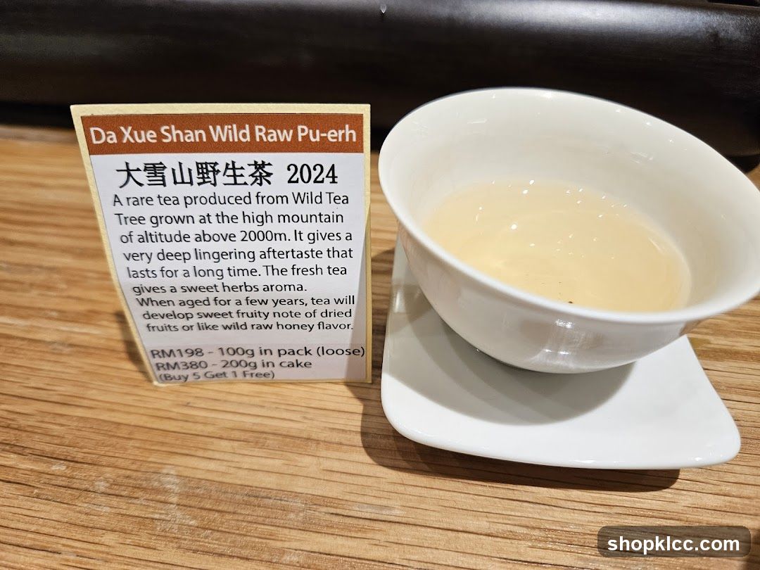 Da Xue Shan Wild Raw Pu-erh Tea