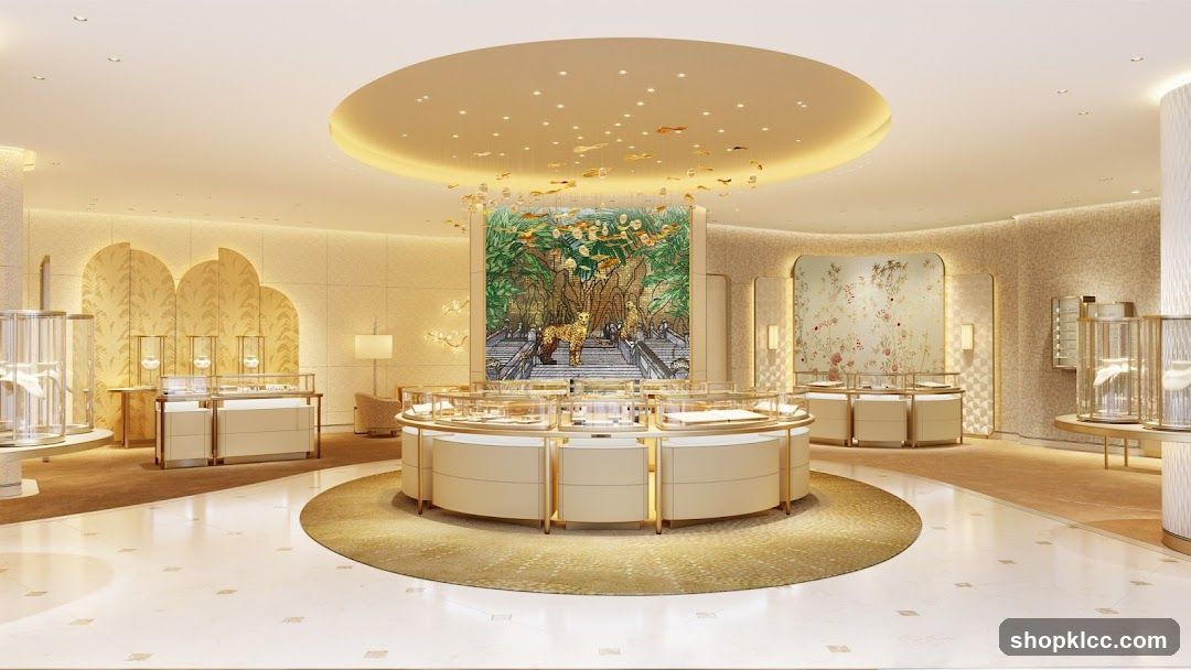 Luxurious Jewelry Store Interior
