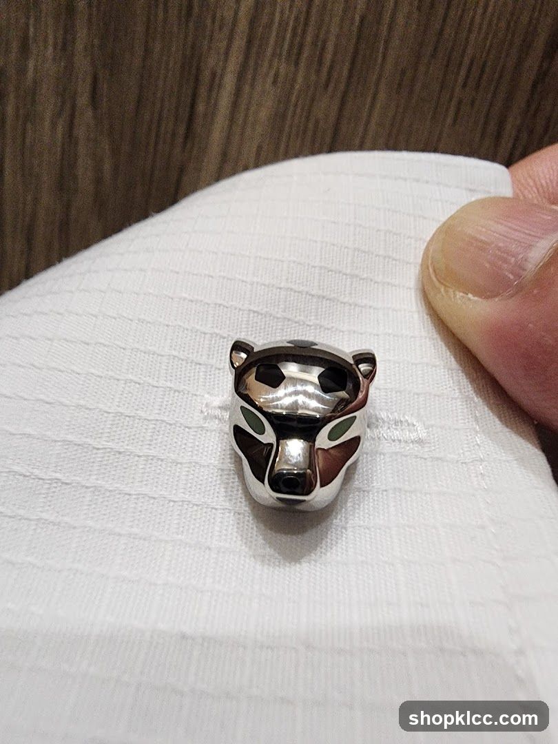 Jaguar Head Cufflink