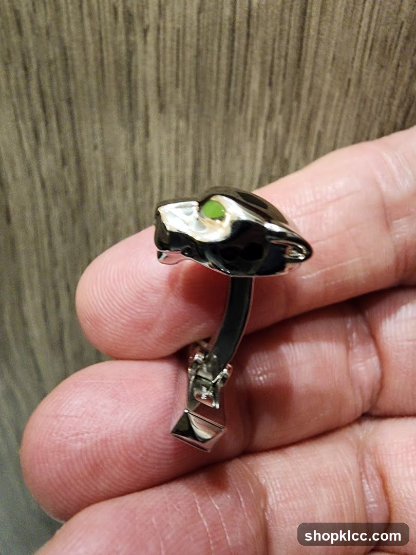 Panther Head Cufflink