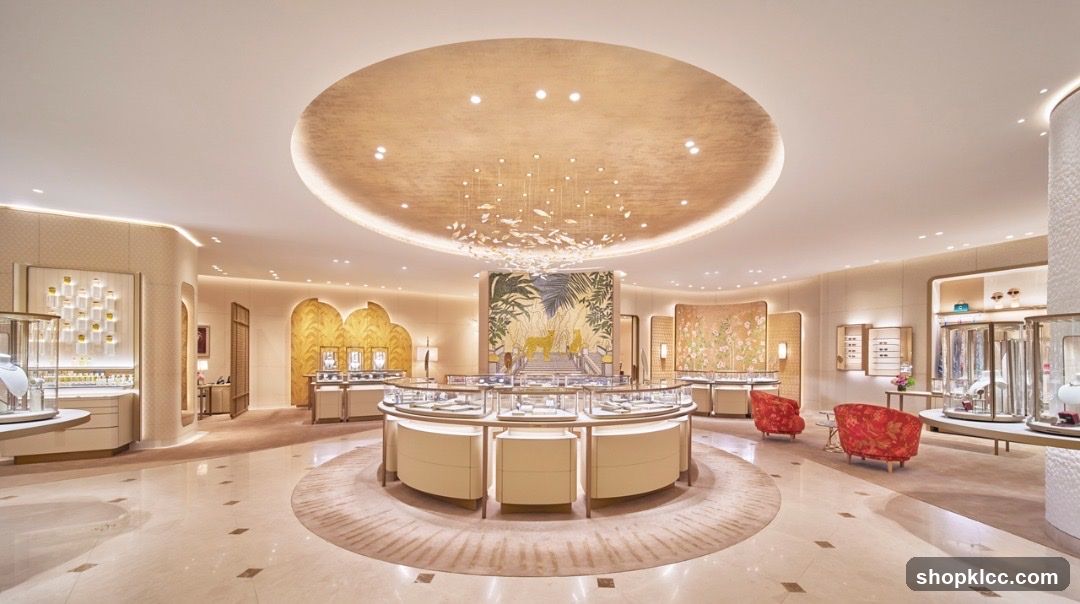 Luxurious Jewelry Store Interior