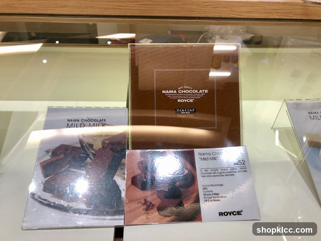 ROYCE' Nama Chocolate Display