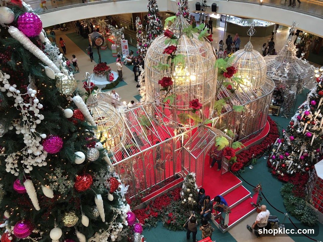 Christmas Decorations in a Mall