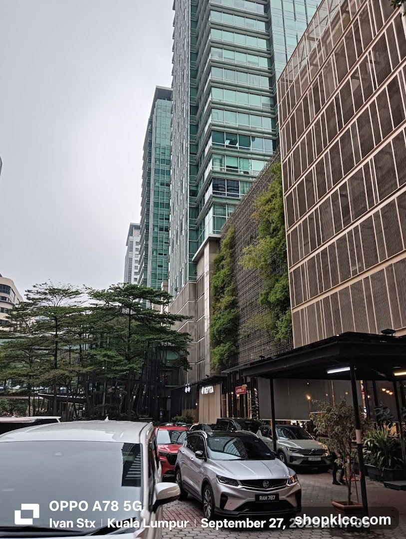 Modern Cityscape with Buildings and Cars