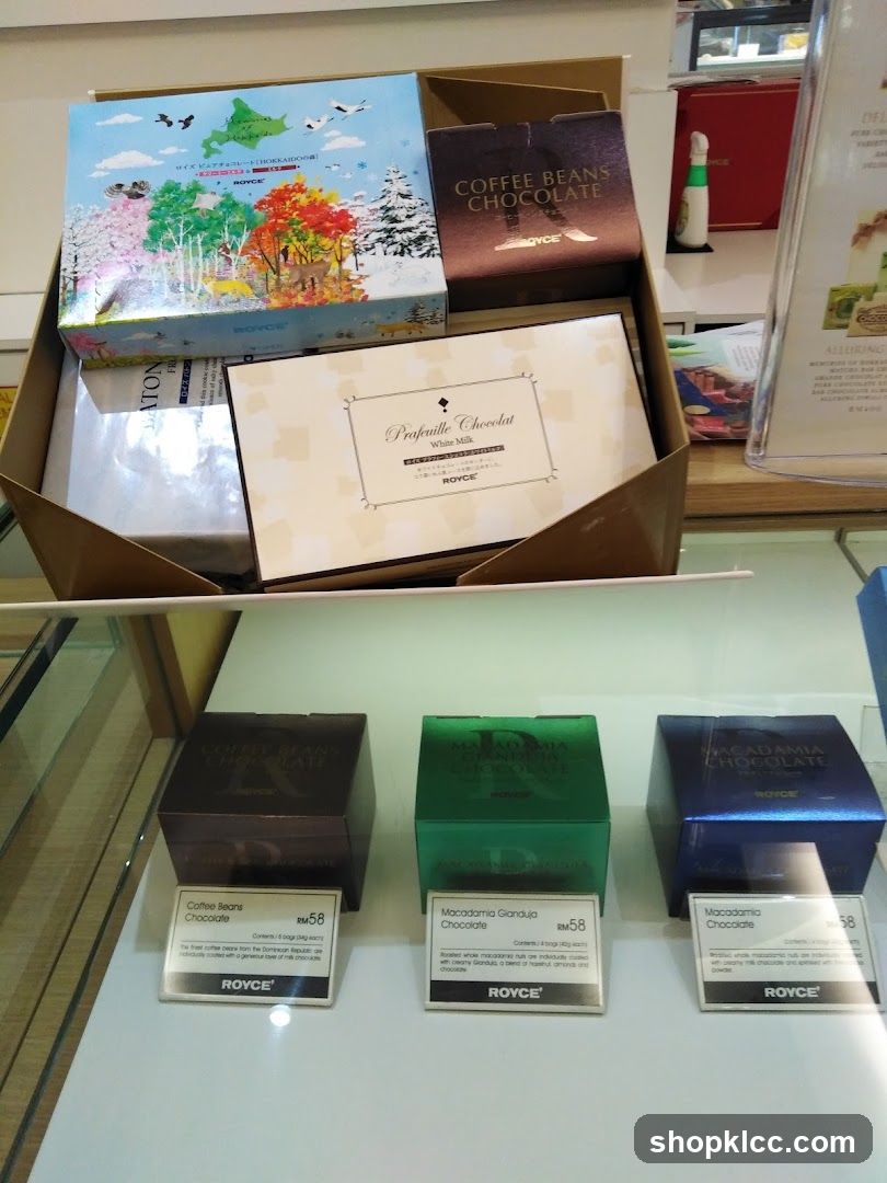 ROYCE' Chocolates Display