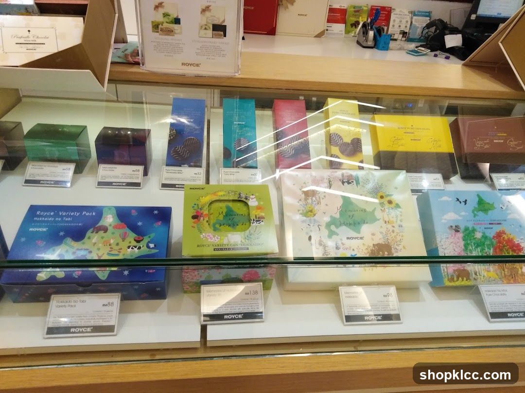 ROYCE' Chocolates Display