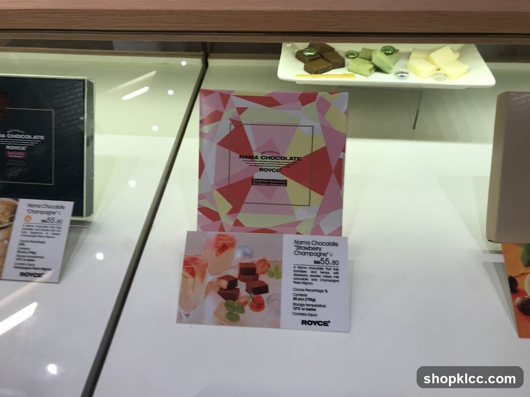 Nama Chocolate Display