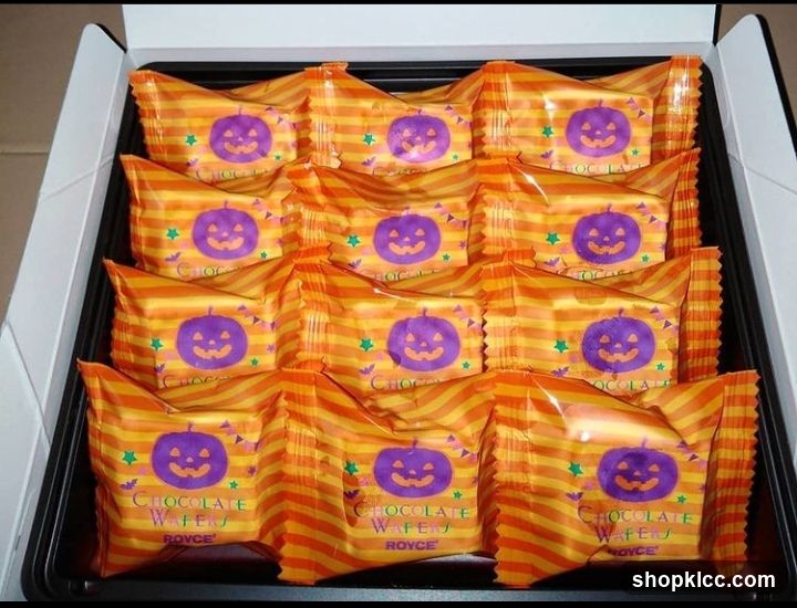 Halloween Chocolate Wafers